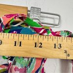 ZARA  Bright Colorful Floral Print Wrap Mini Skirt Womens XS Skort Tropical Beach Photo 4