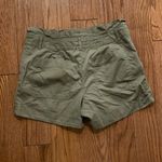 Loft  army green high rise paperbag cuffed hem shorts 0 Photo 8