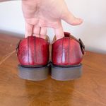 Dr. Martens  • vintage 8251 t-strap mary janes cutout sandals red leather England Photo 7
