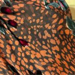 Citron Burnout Velvet Rose Spotted Sheer Kimono Silk Blend Witchy Whimsigoth Pink Size undefined Photo 8