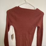 Active USA Viscose Rib Sweater Mauve Pink Photo 8