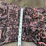 Soma ‎ Soft Jersey Sleeveless Maxi Dress Pink Black Paisley Size XS Photo 10