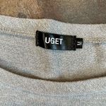 Uget Women’s Oversized Gray Sweater Size Medium Gray Photo 5
