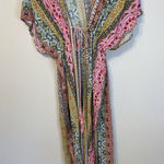 Evie And Emma Long Duster Cardigan Kimono Swimsuit Cover Up Boho Colorful‎ Size undefined Photo 0