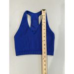 Free People  Movement Crop Tank Top Womens XS/S Blue Stretch Tight Athletic Photo 2