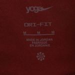 Nike Yoga Womens Luxe Infinalon Dri Fit Crop Tank Top Size M Brown Athletic Gym Photo 2