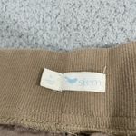 Stem Linen Wide Leg Pants Women L Tan Elastic Waist Coastal Beach Brown Size L Photo 2