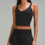 Lululemon LULU BLACK CAMO ALIGN TANK SIZE 4 Photo 0