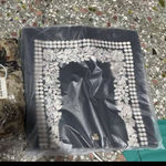 ANNA SUI Black Embroidered Tote Bag Photo 7