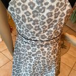 Marc Jacobs Marc by Heather White Leopard Jacquard A Line mini Dress size 8 Photo 7