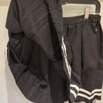 Hot Topic  black skirt with double white stripe EUC Photo 2