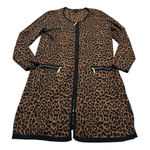 Rafaella  leopard print zip front cardigan dress Photo 0