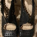 via spiga Elysia Lace Up Black Leather Heels Booties Sandals Photo 12
