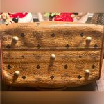 MCM  Cognac Leather Satchel Boston Bag Photo 4