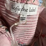 Sofie the Label Hughes Floral Tiered Midi Dress Large Women’s Pink Photo 2