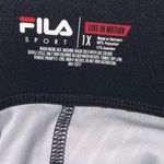 FILA  Black Printed Paradise Cinched Hem Capri Mid Rise Gym Sport Leggings 1X NWT Photo 7