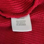 Bobi  Red and Black Plaid Top NWT Size Small Red Plaid Knit Revolve Top Photo 8