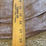 J McLaughlin Linen Button Down Shirt Cafe Latte Size XS Tan Photo 5