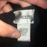 Chico's Chico’s 0 crocheted black shirt sweater Photo 3