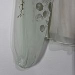 Rachel Zoe Smocked Smocked Neck Floral Chiffon & Base Tee XS Long Sleeve Classic Photo 5