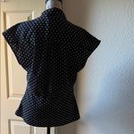 Unique spectrum  Polka Dot Blouse in Black and White Photo 1