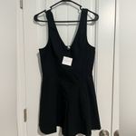 American Eagle AE Poplin Corset Romper Photo 7