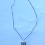 Handmade Antique Vintage Gothic Silver Necklace -  Bat necklace  Photo 4