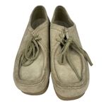 Clarks Women's Low Ankle Beige/Tan/Cream Suede Crepe Comfort Boots-11 Photo 3