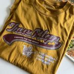 True Religion  Golden Yellow Retro Buddha Graphic Short Sleeve Heritage Crew Tee Photo 7