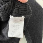 Anthropologie John + Jenn Black Linen Blend Cropped Button Cardigan Sweater XS Photo 5