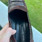 Sesto Meucci Vintage Maroon snakeskin Heeled loafers Photo 2