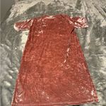 Yelete  Blush Velvet Dress Photo 1