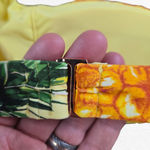 Anthropologie  Pina Colada Pineapple One Shoulder Modest Bikini Top Size Small Photo 5