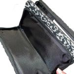 Thirty One Luxe Leopard Perfect Cents Wallet Zip Around Card Organizer Clutch Black Photo 5