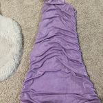 Amazon Light Purple Ruched Dress Photo 3
