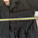 Alonne Long Sleeve Half Buttom Down Adjustable Waist Dress Black XL Large Photo 8