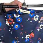 Tory Burch Printed Floral Tech Twill Golf Skort Small S Navy NWT Photo 2