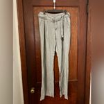 Sundance Everyday Elegance Tencel Belted Pants Size 8 Gray Photo 1