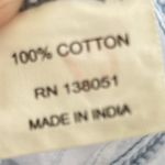 North River Button Up Roll Sleeve Stripe White Shirt White Large Business Casual Photo 5