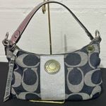 Coach Denim Shoulder Bag Photo 0