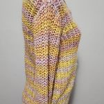 Universal Threads Universal Thread yellow pastel mix stripe cardigan size small Photo 3