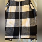 West Loop  Buffalo Plaid Vest, Women's Sleeveless Black and White Vest, One Size Photo 7