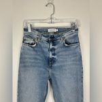 & Other Stories & Other Stories Stockholm Atelier High Waist Straight Leg Raw Hem Mom Jeans 29 Photo 3