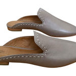 Frye  Gwen Pickstitch Mules Slide Size 7.5 Gray New Photo 0