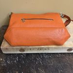Coach Abby Duffle Tangerine Pebbled Leather Convertible Shoulder Bag Purse Tote Photo 7