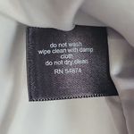 The Limited  Faux Leather Zip Moto Jacket Light Grey Size S Photo 7