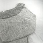 Lanston Gray‎ Off The Shoulder Long Sleeve Pullover Sweatshirt Top Gray Photo 2