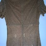 JS Boutique Bronze Metallic Lace Overlay Maxi Special Event Prom Dress 6 Photo 7