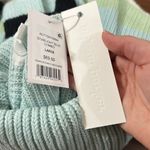 Adyson Parker Starlight Blue Combo Chunky knit striped cotton sweater Size L Photo 9