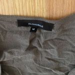 Olivaceous Tie Front Top Photo 4